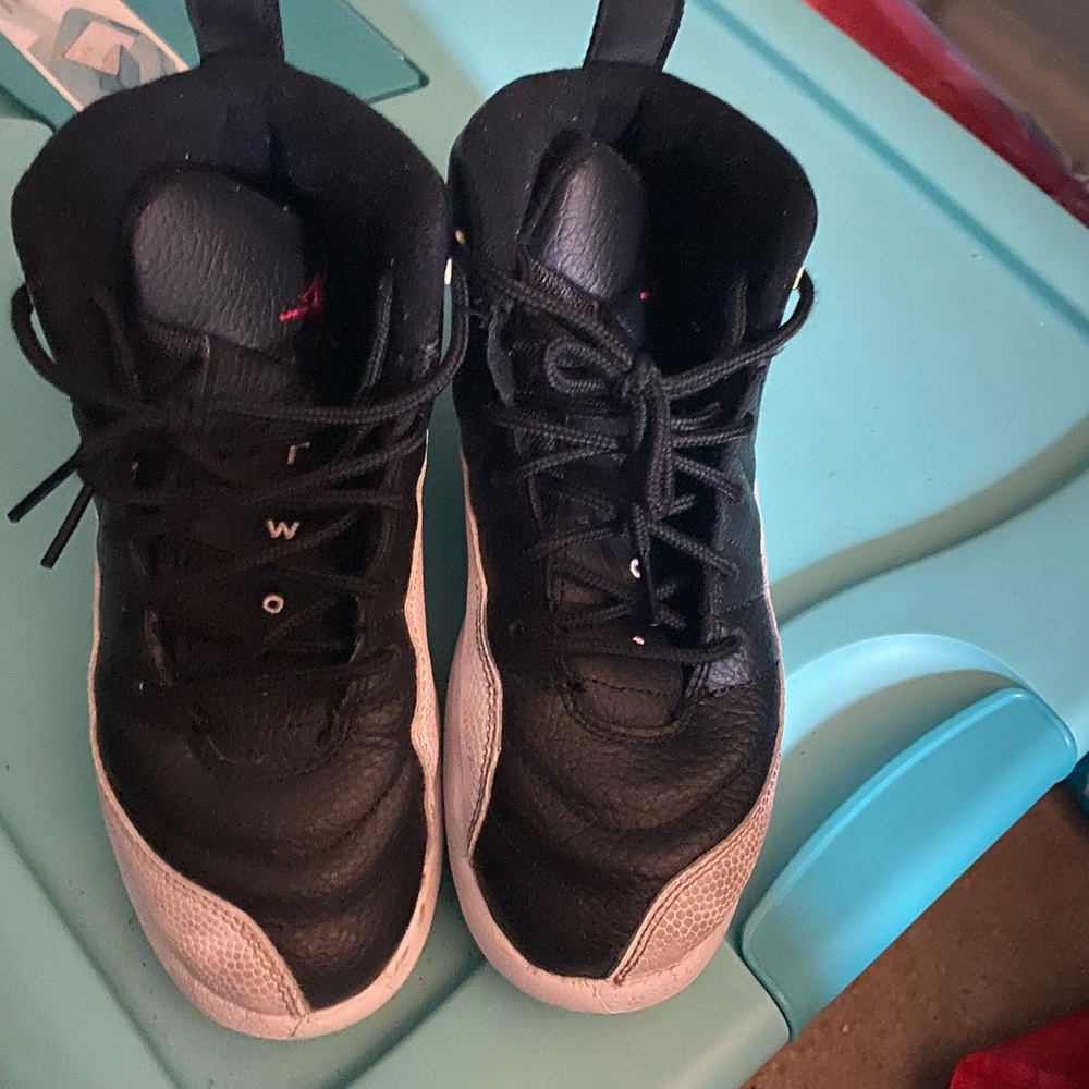 Black and white Jordan’s